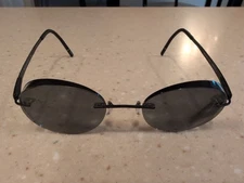 NEW SILHOUETTE 5555 EP 9040 BLACK GUNMETAL **FRAME ONLY** EYEGLASSES 48-20-145