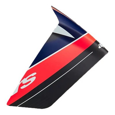 Spoiler ALPINESTARS Supertech R10 Team Race - Schwarz Carb / Rot Fluo / Blau