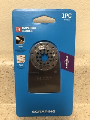 Imperial Blades Starlock 3-1/4''L High Carbon Stl Flex Scraper Oscillating Blade
