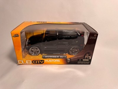Jada Toys - Hummer H2 - 1:24 DUB City Kustoms - Schwarz Chrom - unbenutzt in OVP