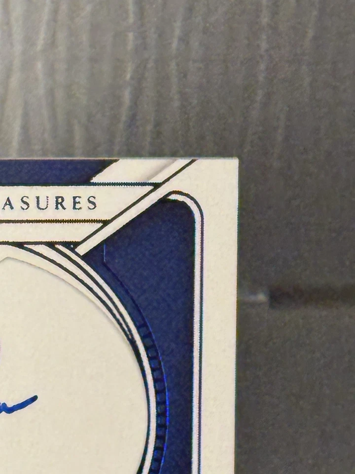 25 Panini National Treasures Nolan Ryan tesoros personalizados 1/49 en tarjeta automática Foto 4 de 4