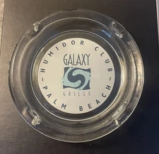 Galaxy Grille Restaurant Ashtray Palm Beach FL Humidor Club Cigar Large