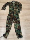 NWT NEW US Military Woodland Camo BDU Uniform Set: Top Small Reg & Pants Med Reg — photo 1