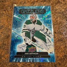 2022-23 Upper Deck Series 1 - Dazzlers Jake Oettinger #DZ-30 Blue