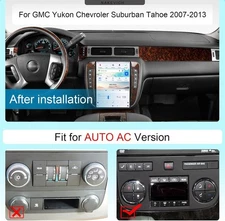 14-INCH Android Vertical Screen Tesla Style GPS Stereo For GMC Yukon 2007-2013