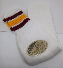Vintage Tube Socks 18" 1980's 1970's New Old Stock Striped Basketball USA