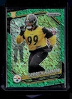 2025 Panini Prizm Football Green Shimmer Derrick Harmon #368