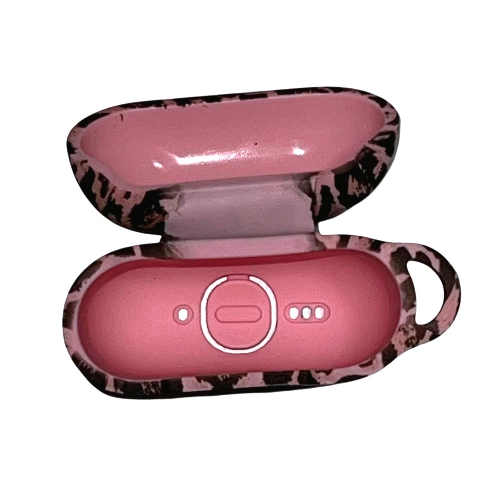 Silicone Case for Airpods 4 Pink Leopard Print NEW - Image 2 of 4