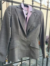 Vintage Thierry Mugler Paris Jacket Skirt Suit Size 40 Mint Snap Out Collar Rare