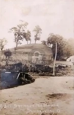 Spring Valley Mound OH Ohio RPPC Photo Postcard COPY