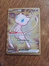 Carta Mew EX Oro "METALLO" #205/165 SV Scarlatto e Viola 151 Pokemon TCG