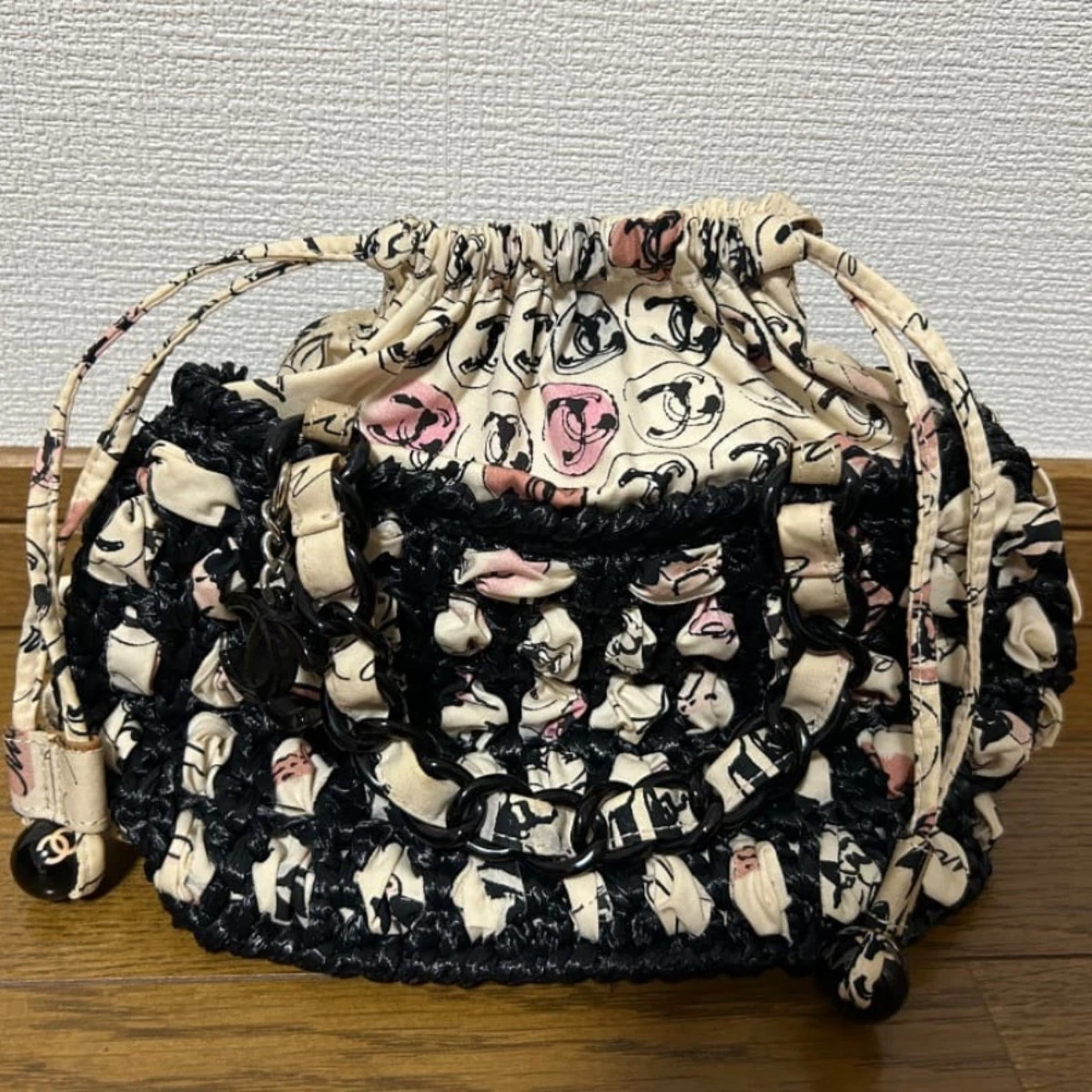 CHANEL Floral Canvas Exterior Bags & Handbags for Women for sale