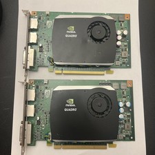 Lot of 2 NVIDIA Quadro FX 580 512 MB GDDR3 SD...