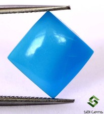 3.90 Cts Kingman Türkis Lose Edelstein Quadrat Cabochon Natürlich 10x10x3.5 MM