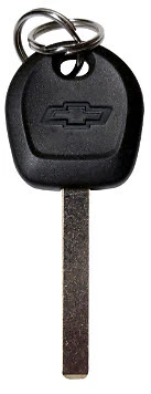 NEW CHEVROLET GM FACTORY ORIGINAL TRANSPONDER CHIP BOW-TIE LOGO KEY BLANK - Image 2 of 2