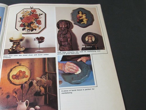 VTG 1972 Decoupage for Beginners by Katherine Dunn Pamphlet - Picture 8 of 10