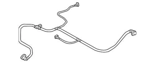 Manguera de retorno original Ford 2013-2019 Police Interceptor sedán Taurus DG1Z-9C047-C Foto 4 de 4