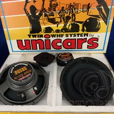 ►UNICARS X 130◄2-WAY SYSTEM CAR SPEAKERS 200mm 130W BACKGROUND STOCK 