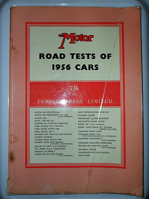 PARAMOUNT 1.5 LITRE ROADSTER  MOTOR ROAD TESTS 1956