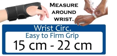 Actesso Tutore Polso Traspirante - Ideale Polsiera Per Sindrome Del Tunnel Carpale, Slogature, RSI E Tendinite (Nero Sinistra, M) | RDN Street Market - Foto 8