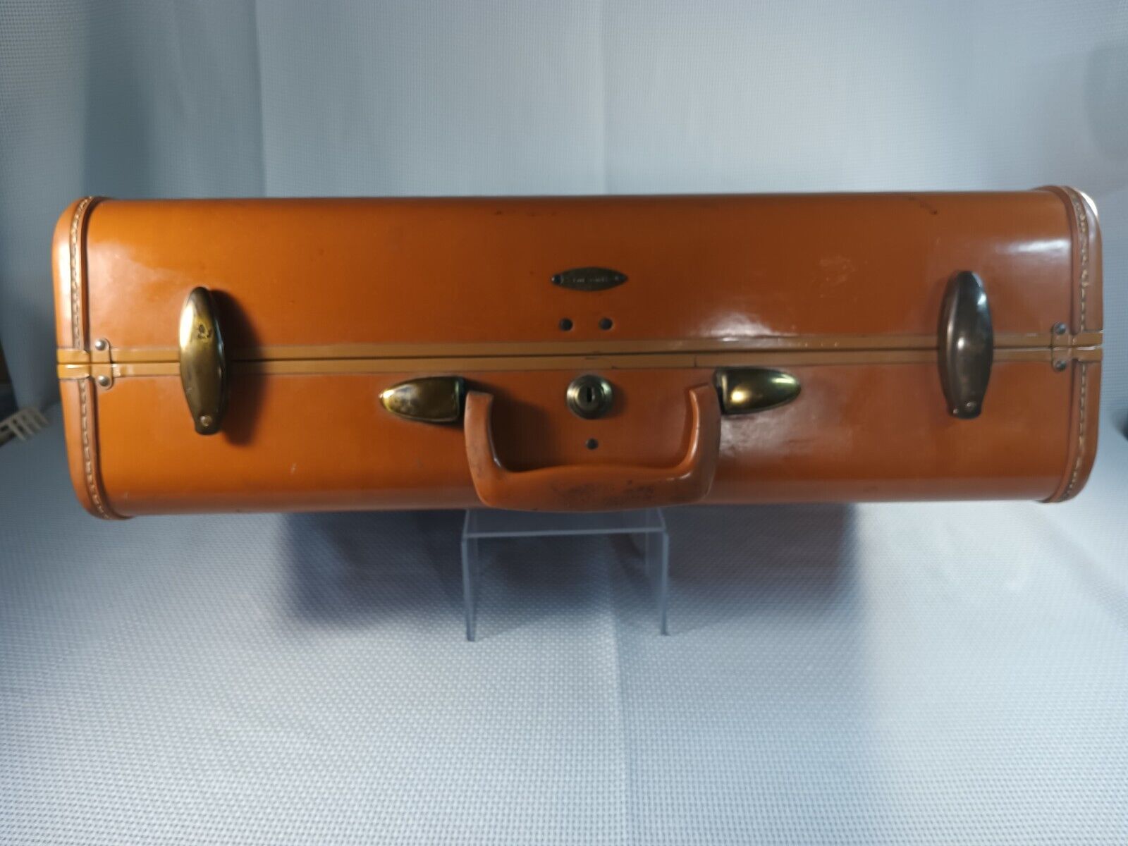 Vintage Samsonite Shwayder Bros 21” &lpar;4621&rpar;&semi; Leather Hard Shell Suitcase&sol;Luggage