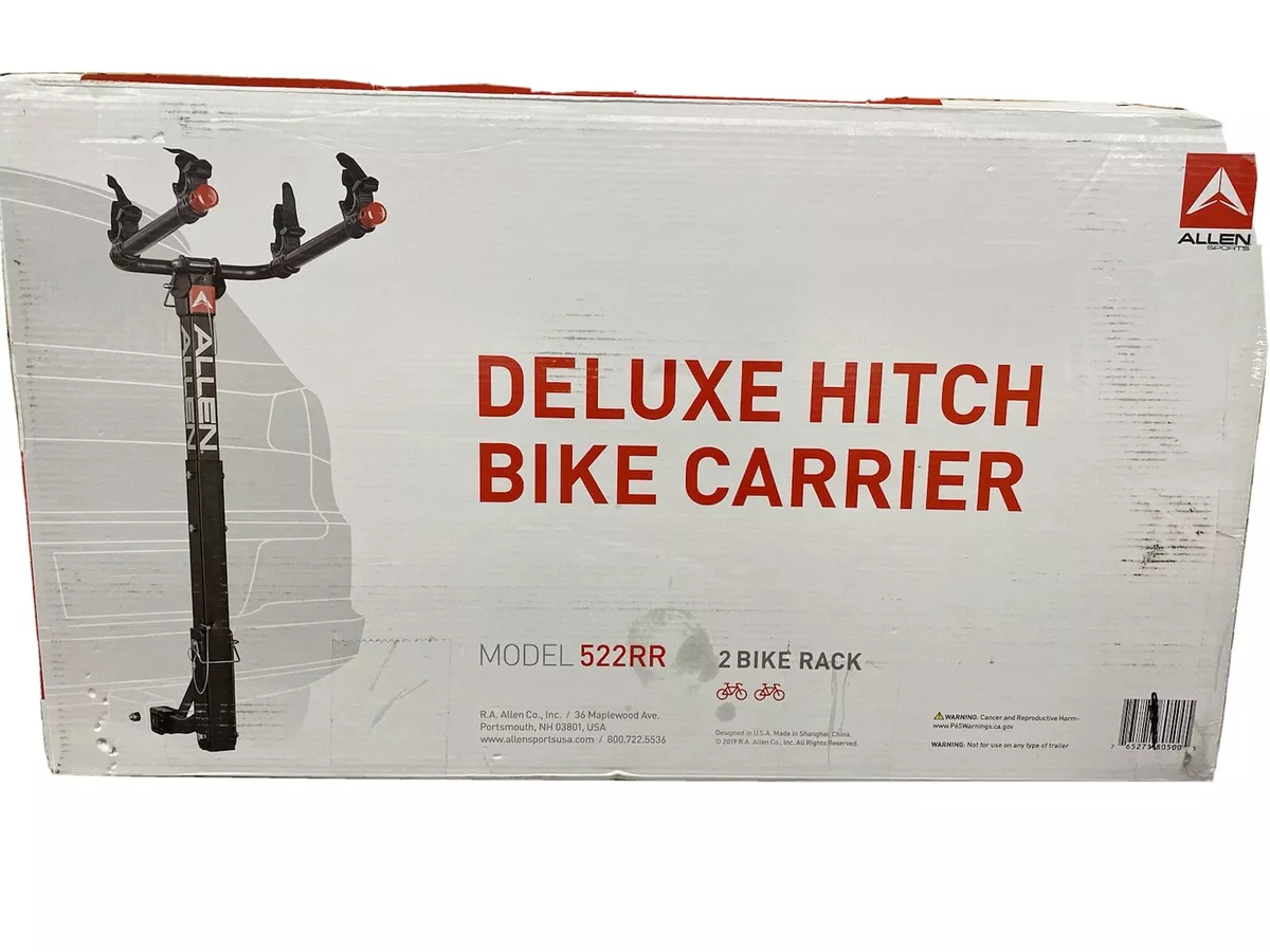 Allen Sports Deluxe 2 Bicycle Hitch Mounted Bike Rack Carrier
