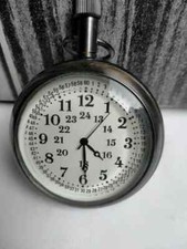 Nautical Vintage American Elgin Look Collectible - Antique 2" Brass Pocket Watch