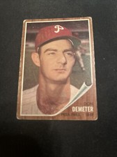 1962 Topps Baseball Card #146 Don Demeter Philadelphia Phillies GVg Free Ship!