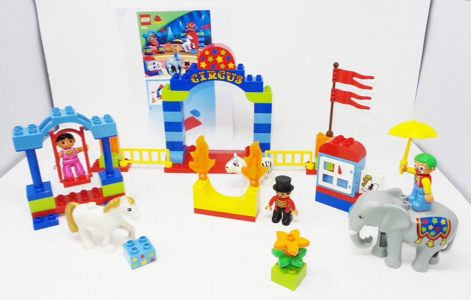 Lego Duplo 10504 - Town - My First Circus w/ Elephant, Clown and Tiger!