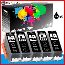 5PK Canon PGI-255XXL PGI255XXL Ink Cartridge for PIXMA MX922 MX722 iX6820