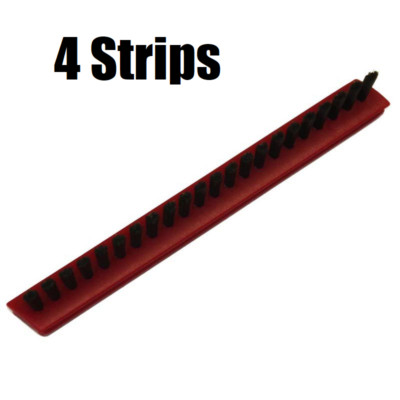 Carpet Pro Upright Vacuum Metal Brush Roll Inserts 4 Pk B012-2400B GENUINE