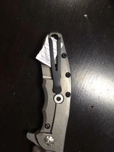 NUEVO CUCHILLO DE ACERO ZT TOLERANCIA CERO 0562CF OBSTACULIZADOR MANGO FIBRA DE CARBONO CPM-20CV Foto 2 de 4