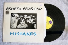 Gruppo Sportivo Mistakes New Wave Art Rock Record Vinyl lp Album 