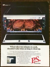 1981 Proctor-Silex Toaster Oven PRINT AD Continuous Clean Coating