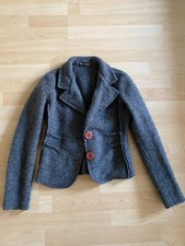 Rinascimento Linea Misqui Women's Wool Blazer Grey S/8