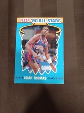 1990-91 ISIAH THOMAS Fleer All-Star.  #6 - DETROIT PISTONS HOF