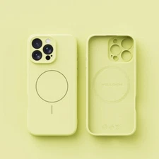 For iPhone 16 Pro Max 15 14 13 12 Shockproof Liquid Silicone Magnetic Case Cover