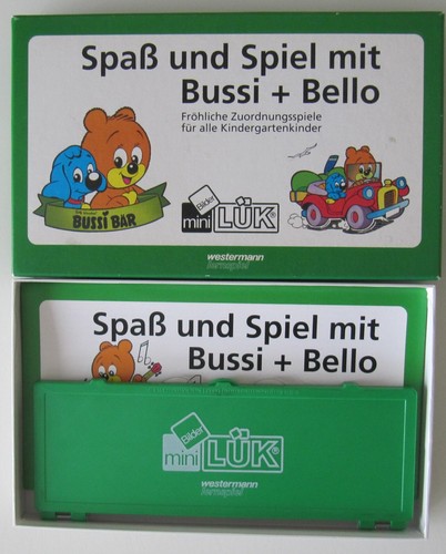 Rapide comme Neuf: Images Mini Lük Set " Amusement Et Jeu Avec Ourson + Bello - Picture 6 of 6