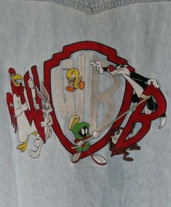 Looney Tunes Denim Jacket Warner Brothers Studio Store 100