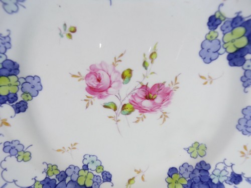 Antique 1900-1919 (Art Nouveau) Crown Derby Floral Pattern Cake Plate 1914 - Picture 4 of 9