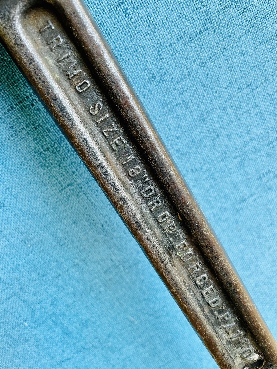 パイプカッター　TRIMONT MFG CO Trimont Mfg. Co. 18” drop forged Trimo pipe wrench. | eBay