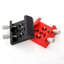 Flat Base Finder Scope Mount for Dovetail/Clamp   1/4   M4 Holes, 40g Aluminum