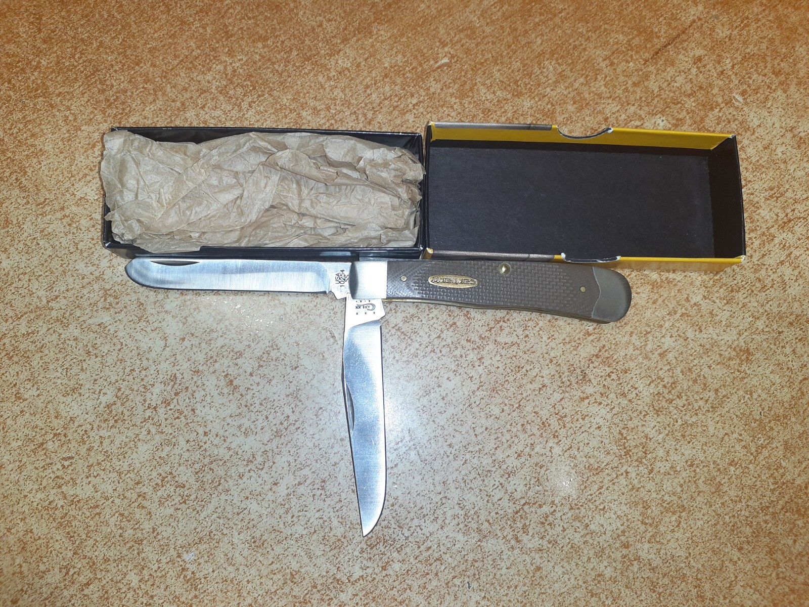 Case XX Trapper ,Carhartt SS USA 10254 2 Blade Knife eBay