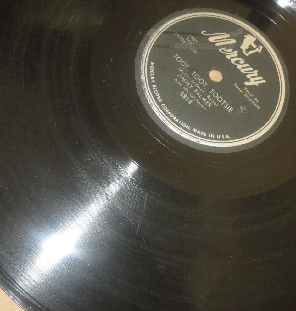 78RPM Mercury Jimmy Palmer - Toot Toot Tootsie / Dancin
