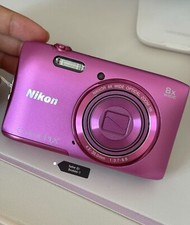  Good Nikon COOLPIX S3700 20.1MP Compact Digital Camera w/Battery English Pink