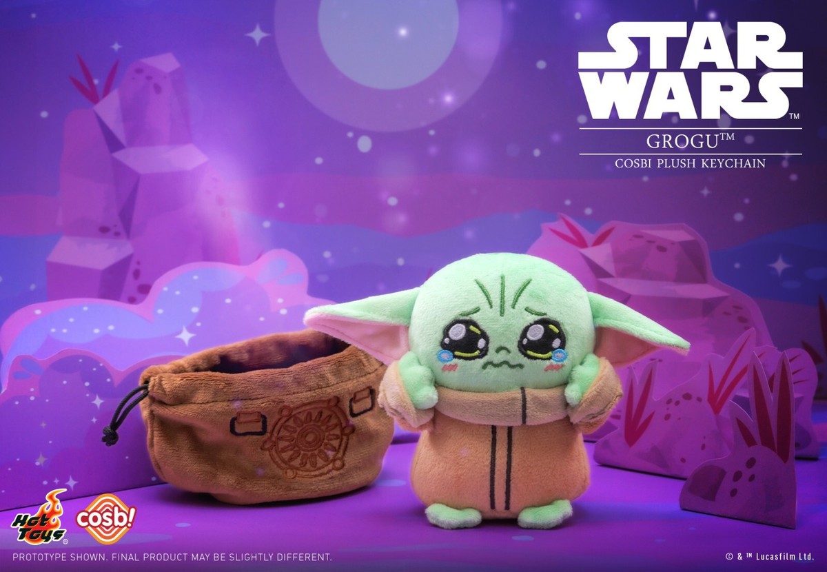 ［限定］GROGU Cosbi Plush Keychain Star Wars Hot Toys Star Wars Grogu Cosbi Plush Keychain Collection