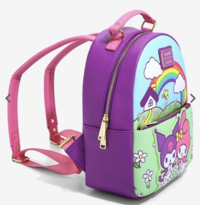 Loungefly Sanrio Kuromi & My Melody Scenic Mini Backpack SANBK0592-  main image 4