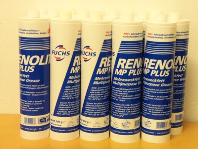 Fett Fuchs Renolit LX2 (Duraplex EP2) 500 g Systemkartusche Fett Fuchs Renolit LX2 (Duraplex EP2) 500 g Systemkartusche