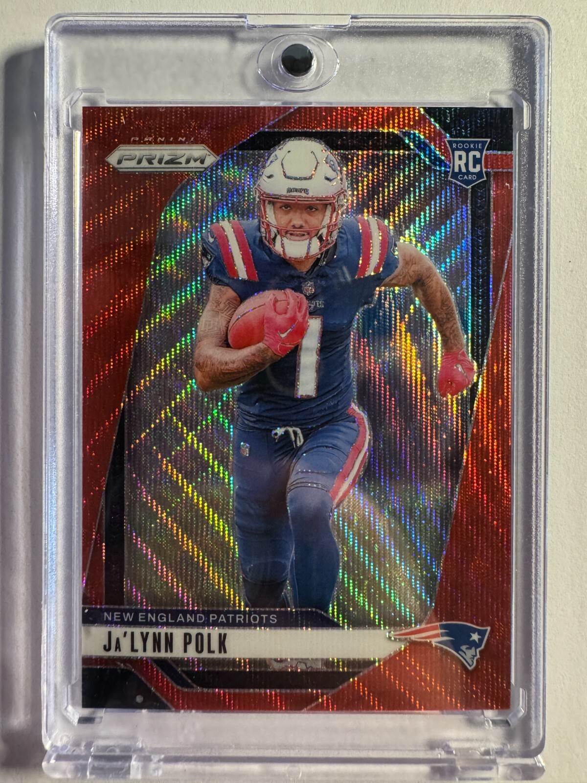 K299,448 - 2024 Panini Prizm Prizms Red Wave #339 Ja'Lynn Polk #/149