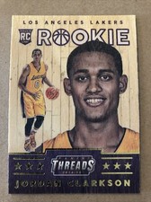 2014-15 Panini Threads #366 Jordan Clarkson WOOD RC Rookie Basketball Card